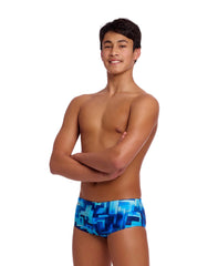 Funky Trunks Boy's Sidewinder Trunks - You Blued