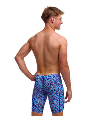 Funky Trunks Boy's Training Jammers - Blue Bits
