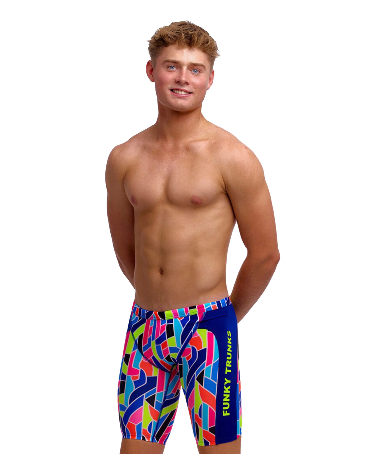 Funky Trunks Boy's Training Jammers - Fault Lines