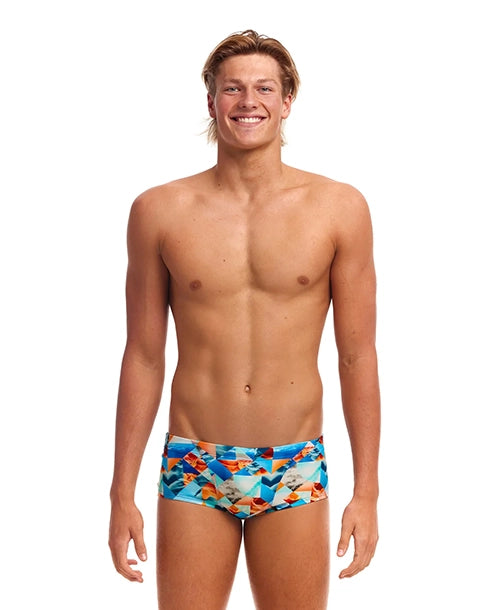 Funky Trunks Classic Men's Trunks - Smashed Wave