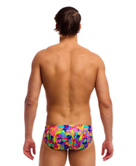 Funky Trunks Men's Seamed Brief  - Mess Match