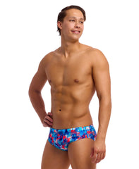 Funky Trunks Men's Classic Brief - Messy Messy Messy