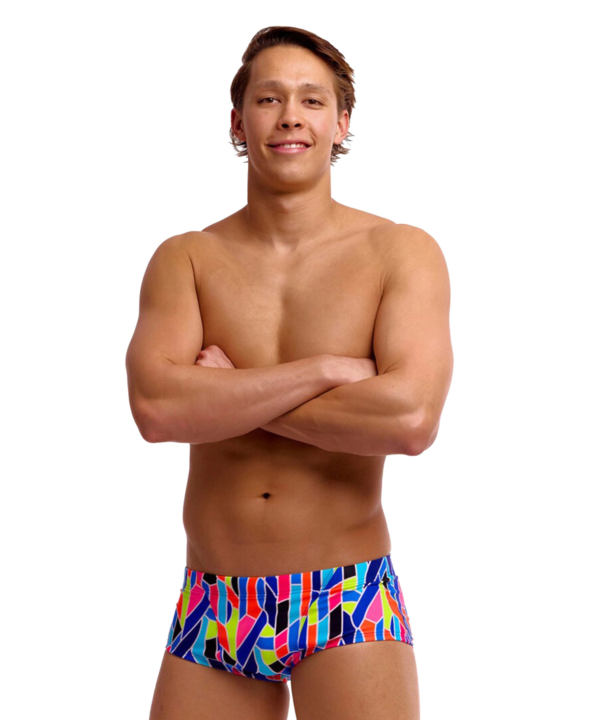 Funky Trunks Men's Classic Trunks - Fault Lines