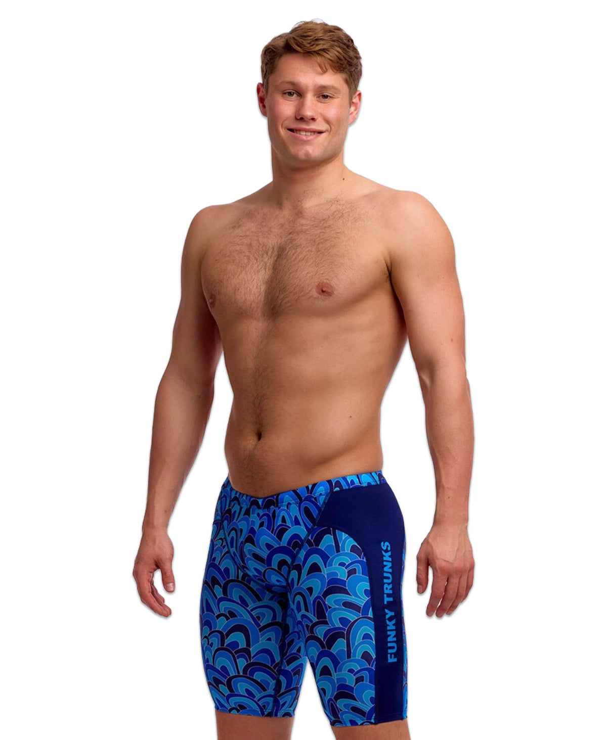 Funky Trunks Men's Training Jammers - Hill Billy Blues