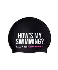 Funky Trunks Silicone Swimming Cap -  Bad Swimmer
