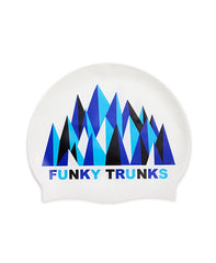 Funky Trunks Silicone Swimming Cap - Polar Caps