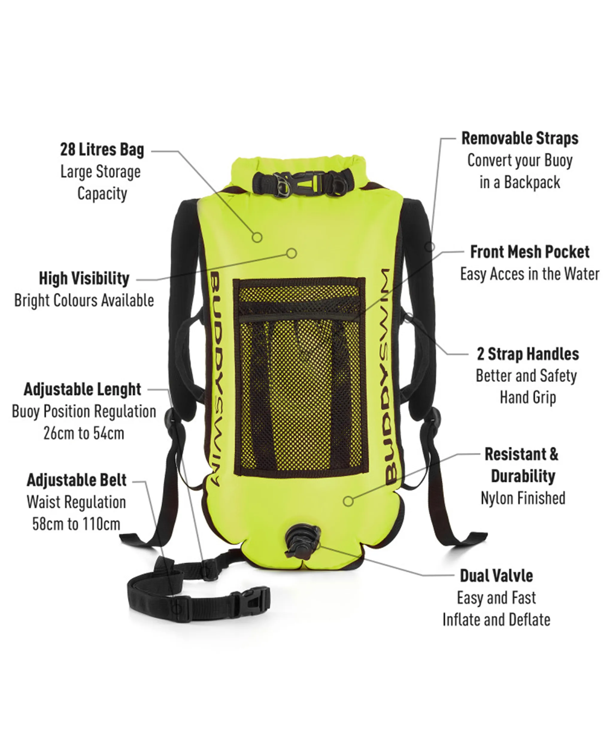 Mochila Boia BuddySwim Drybag Backpack 28L