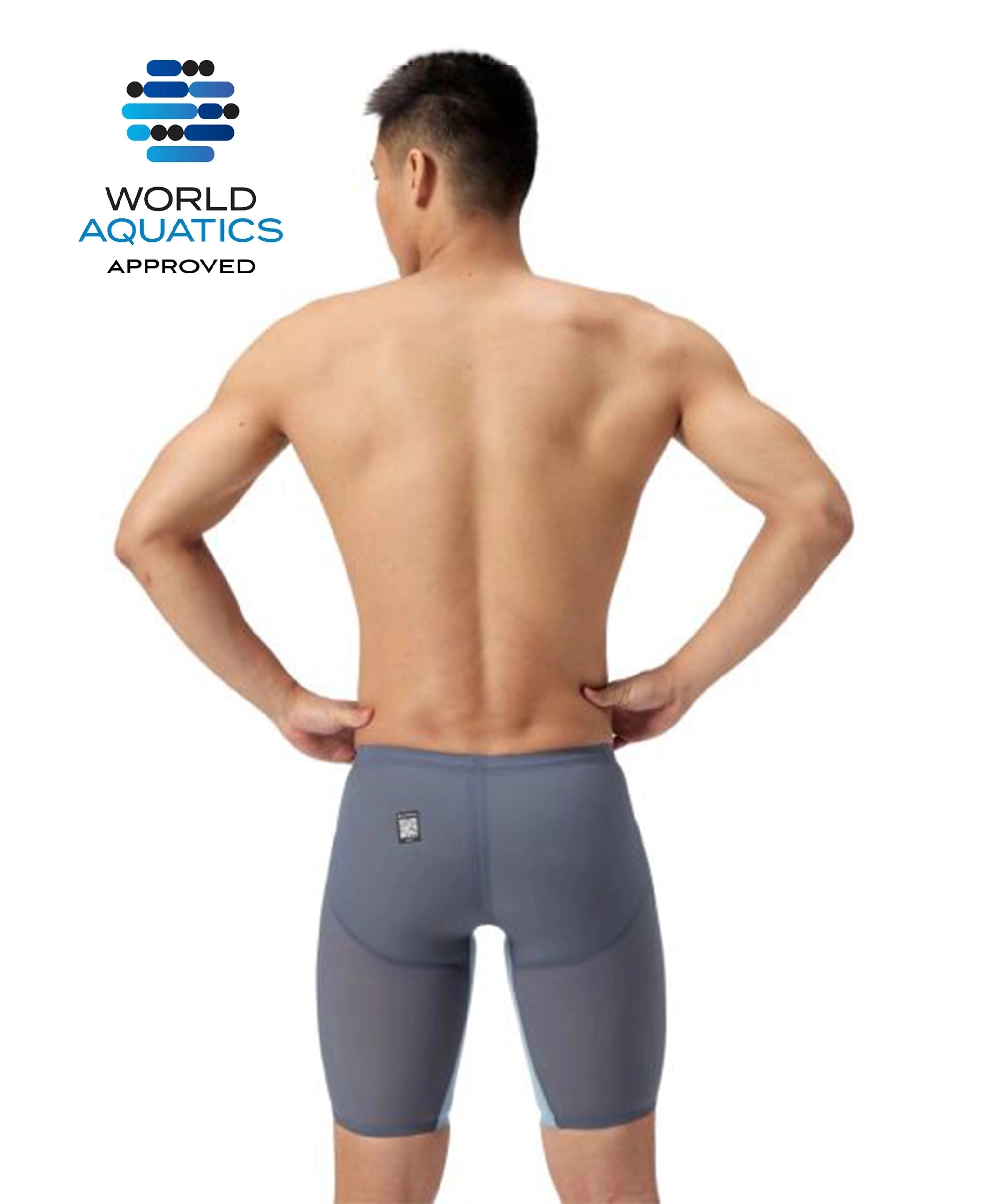 Speedo Men's Fastskin LZR Pure Valor 2.0 Grey Lead-Acadia Blue