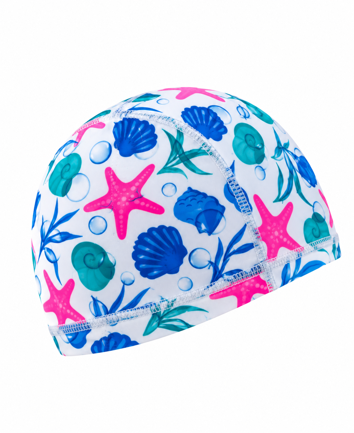 Touca Aqualoja Licra Junior Print Seashells