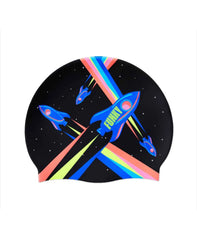 Way Funky Silicone Swimming Cap - Pocket Rocket