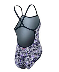 Zone3 Strap Back Swimsuit - Pacific Koa